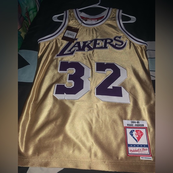 Mitchell & Ness Magic Johnson NBA Swingman jersey - Picture 1 of 5